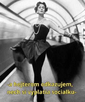A hejterom odkazujem, nech si vyplatia sociálku